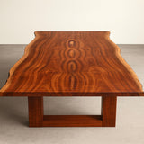 Live Edge Bookmatch Sapele Dining Table