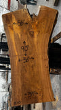 Live Edge Elm Slab 93"Lx39-56"Wx3"T