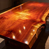 Live Edge Bookmatch Cherry Dining Table