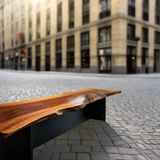 Live Edge Ambrosia Maple Desk