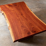 Live Edge Bookmatch Red Oak Dining Table