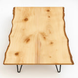 Live Edge Bookmatch Spruce Dining Table