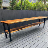 Live Edge White Oak Console Table