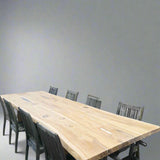 Live Edge White Oak Jointed Dining Table