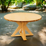 Round Maple Dining Table