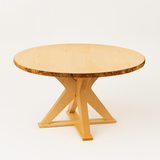 Round Maple Dining Table