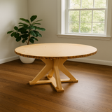 Round Maple Dining Table