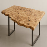 Live Edge Mapa Burl Desk