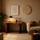 Live Edge Black Walnut Burl Desk