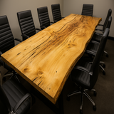 Live Edge Beetle Killed Pine Conference Table