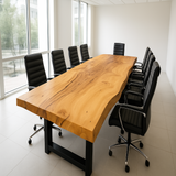 Live Edge Beetle Killed Pine Conference Table