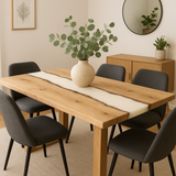 Live Edge White Oak Epoxy River Table