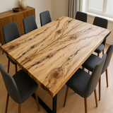 Live Edge Bookmatch Spalted Maple Dining Table