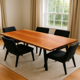 Live Edge Bookmatch Cherry Dining Table