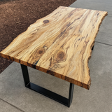 Live Edge Spalted Maple Single Slab Table