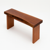 Live Edge Sapele Bench
