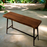 Live Edge Ipe Bench