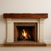 Live Edge Mahogany Mantel
