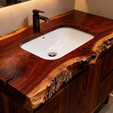 Live Edge Mahogany Vanity