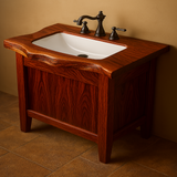 Live Edge Mahogany Vanity