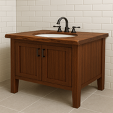 Live Edge Ipe Vanity