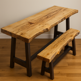 Live Edge Beetle Killed Pine Bench