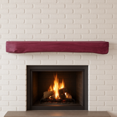 Live Edge Purpleheart Mantel