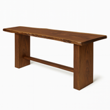 Live Edge Ipe Console Table