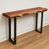 Live Edge Parota Console Table
