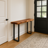 Live Edge Parota Console Table