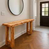 Live Edge Ambrosia Maple Console Table