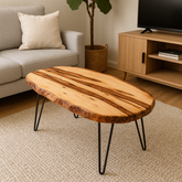 Live Edge Ambrosia Maple Coffee Table