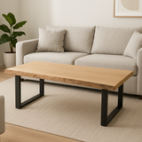 Live Edge White Oak Coffee Table