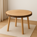 Round Beech Dining Table