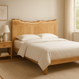 Live Edge Hickory Head Board