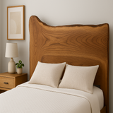 Live Edge Elm Head Board