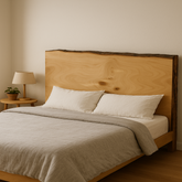Live Edge Spruce Head Board