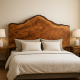 Live Edge Copper Beech Headboard