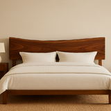 Live Edge Teak Headboard