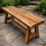 Live Edge Teak Bench