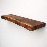 Live Edge Black Walnut Shelving
