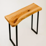 Live Edge Cedar Console Table