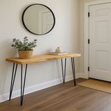Live Edge Beech Console Table