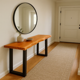 Live Edge Cherry Console Table