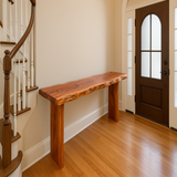 Live Edge Copper Beech Console Table