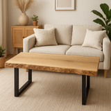 Live Edge White Oak Coffee Table