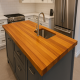 Live Edge Teak Countertop