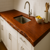 Live Edge Sapele Countertop