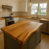 Live Edge Red Oak Countertop