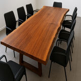 Live Edge Sapele Conference Table